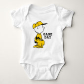 pinda's | Charlie Brown Baseball Game Romper (Voorkant)