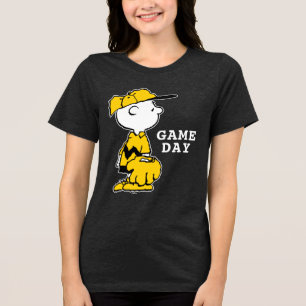 pinda's   Charlie Brown Baseball Game Tri-Blend Shirt