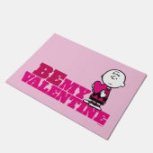 pinda's | Charlie Brown be My Valentijn Deurmat (Schuin)