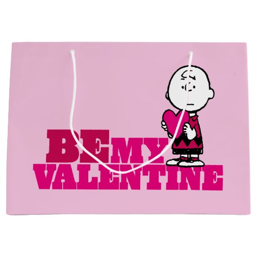 pinda's | Charlie Brown be My Valentijn Groot Cadeauzakje (Voorkant)