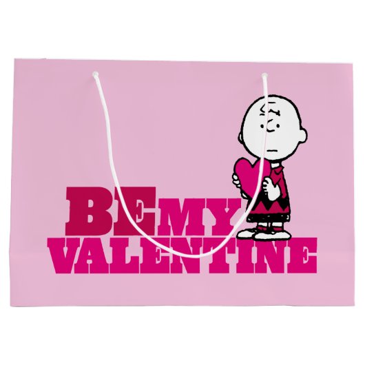 pinda's | Charlie Brown be My Valentijn Groot Cadeauzakje (Achterkant)