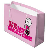 pinda's | Charlie Brown be My Valentijn Groot Cadeauzakje (Achterkant Gekanteld)