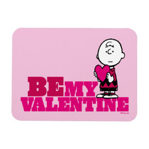 pinda's   Charlie Brown be My Valentijn Magneet