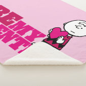 pinda's | Charlie Brown be My Valentijn Sherpa Deken (3/4)