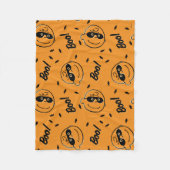 pinda's | Charlie Brown Boo! Patroon Fleece Deken (Voorkant)
