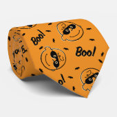 pinda's | Charlie Brown Boo! Patroon Stropdas (Opgerold)