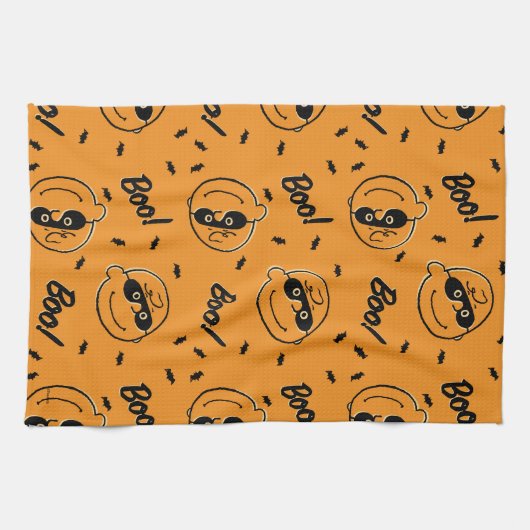 pinda's | Charlie Brown Boo! Patroon Theedoek (Horizontaal)