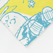 pinda's | Charlie Brown Comic Pattern Fleece Deken (Hoek)