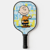 pinda's | Charlie Brown Comic Pattern Pickleball Paddle (Voorkant)