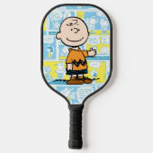 pinda's | Charlie Brown Comic Pattern Pickleball Paddle (Achterkant)