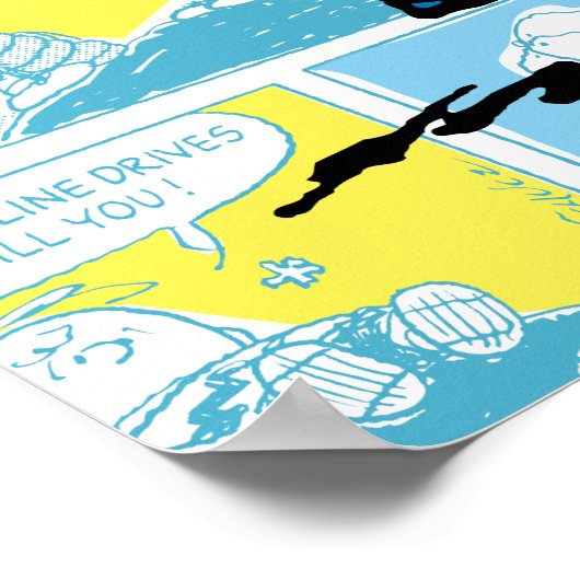 pinda's | Charlie Brown Comic Pattern Poster (Hoek)