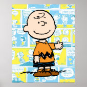 pinda's | Charlie Brown Comic Pattern Poster (Voorkant)