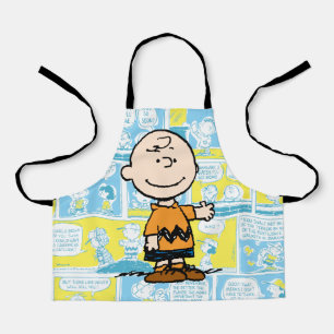 pinda's   Charlie Brown Comic Pattern Schort