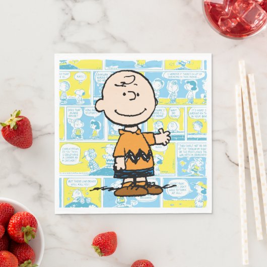 pinda's | Charlie Brown Comic Pattern Servet (Insitu)