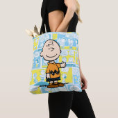 pinda's | Charlie Brown Comic Pattern Tote Bag (Dichtbij)