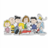 Pinda's | Charlie Brown en Bende Sticker (Voorkant)