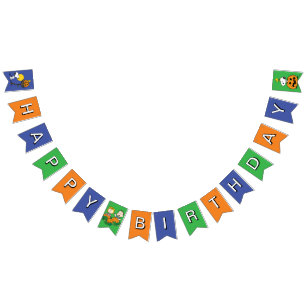pinda's Charlie Brown en Gang Birthday Bunting Vlaggetjes