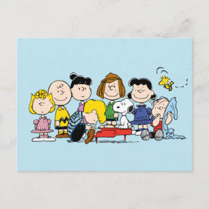 pinda's   Charlie Brown en Gang Briefkaart