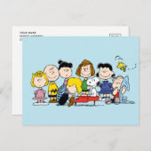 pinda's | Charlie Brown en Gang Briefkaart (Voorkant / Achterkant)