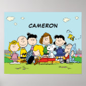 pinda's | Charlie Brown en Gang | Jouw namen toevo Poster (Voorkant)