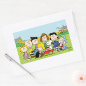 pinda's | Charlie Brown en Gang Rechthoekige Sticker (Envelop)