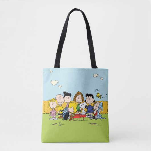 pinda's | Charlie Brown en Gang Tote Bag (Voorkant)