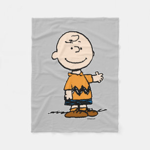pinda's   Charlie Brown Fleece Deken