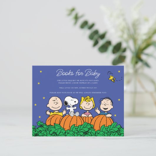 pinda's | Charlie Brown & Gang Books voor Baby Kaart (Staand voorkant)