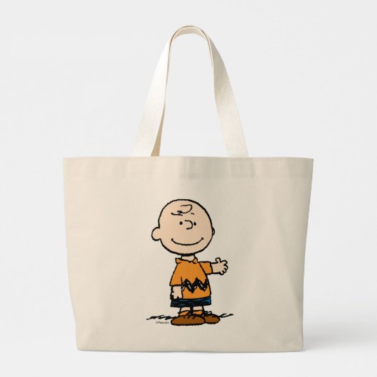 pinda's | Charlie Brown Grote Tote Bag (Achterkant)