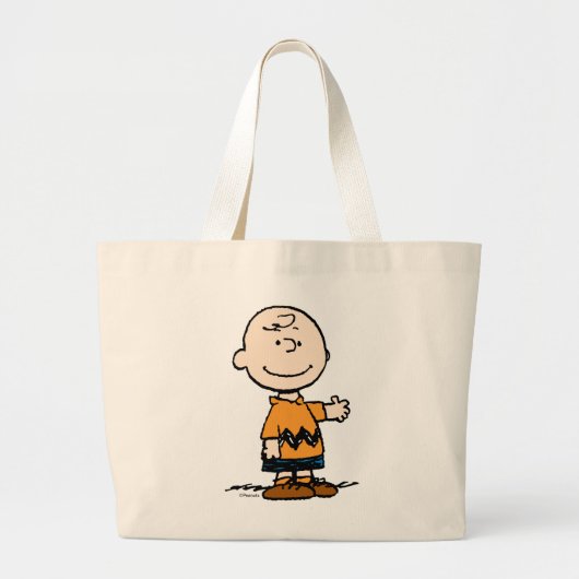 pinda's | Charlie Brown Grote Tote Bag (Voorkant)