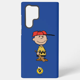 Pinda's Charlie Brown honkbal glimlach Samsung Galaxy Hoesje