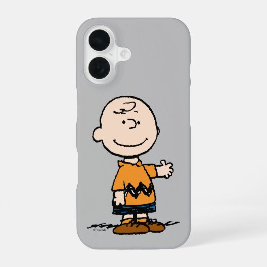 Pinda's | Charlie Brown iPhone 16 Hoesje (Achterkant)