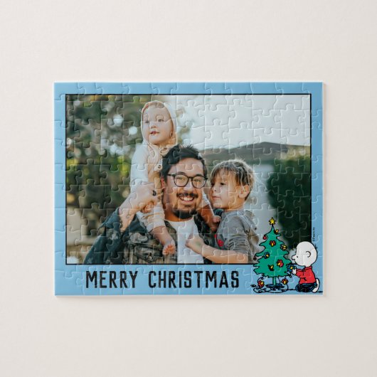 pinda's | Charlie Brown | Je bericht toevoegen Legpuzzel (Horizontaal)