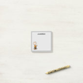 pinda's | Charlie Brown | Jouw namen toevoegen Post-it® Notes (Op bureau)