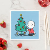 pinda's | Charlie Brown-kerstlampjes Servet (Insitu)
