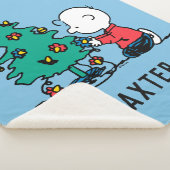 pinda's | Charlie Brown-kerstlampjes Sherpa Deken (3/4)