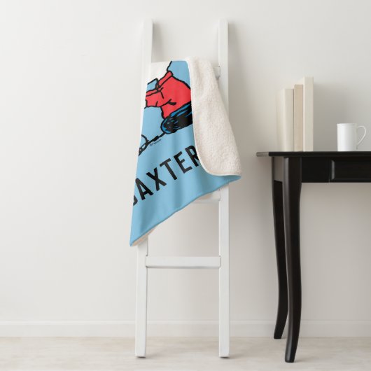 pinda's | Charlie Brown-kerstlampjes Sherpa Deken (In situ)