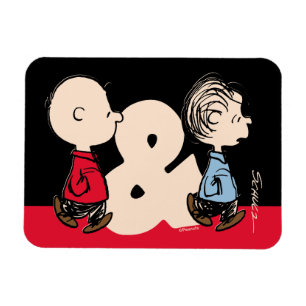 pinda's   Charlie Brown & Linus Magneet
