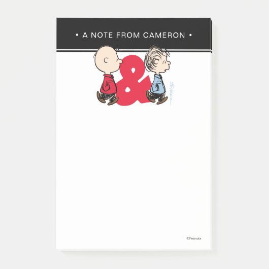 pinda's | Charlie Brown & Linus Post-it® Notes (Voorkant)