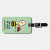 pinda's | Charlie Brown met Snoopy's Dish Bagagelabel (Voorkant horizontaal)