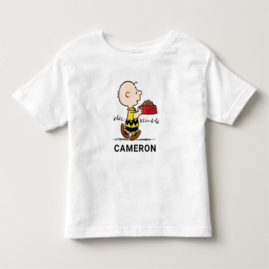 pinda's | Charlie Brown met Snoopy's Dish Kinder Shirts (Voorkant)