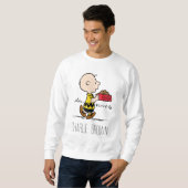 pinda's | Charlie Brown met Snoopy's Dish Trui (Voorkant volledig)