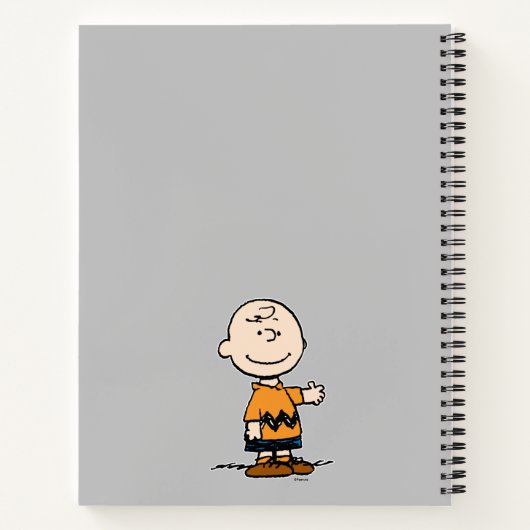 pinda's | Charlie Brown Notitieboek (Achterkant)