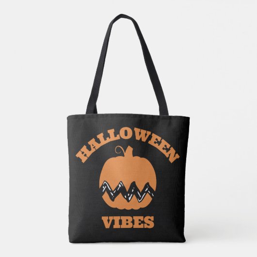 pinda's | Charlie Brown Oranje Pumpkin Tote Bag (Achterkant)