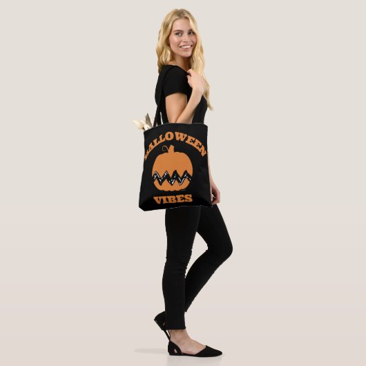 pinda's | Charlie Brown Oranje Pumpkin Tote Bag (Op model)