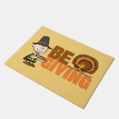 pinda's | Charlie Brown Pilgrim Deurmat (Schuin)