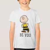 pinda's | Charlie Brown Portrait Tri-Blend Shirt (Voorkant)