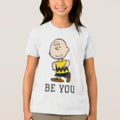 pinda's | Charlie Brown Portrait Tri-Blend Shirt (Voorkant)