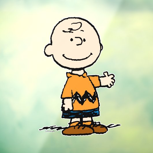 pinda's | Charlie Brown Raamsticker (Vel 3)