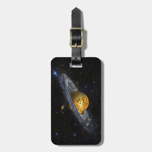 pinda's | Charlie Brown ruimed uit Bagagelabel (Voorkant verticaal)